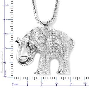 Jewelry - White and Black Austrian Crystal Elephant Necklace Jewelry - White and Black Austrian Crystal Elephant Necklace